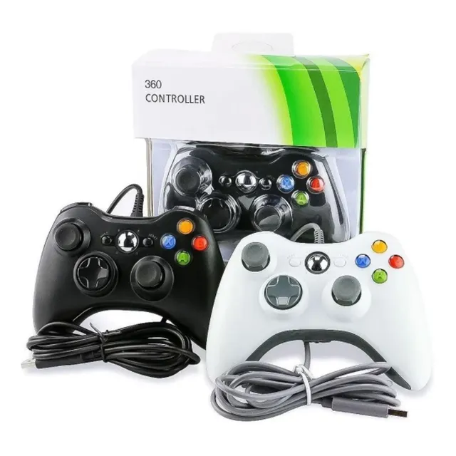 Control Alambrico Para Xbox 360 Y Compatible Con Pc