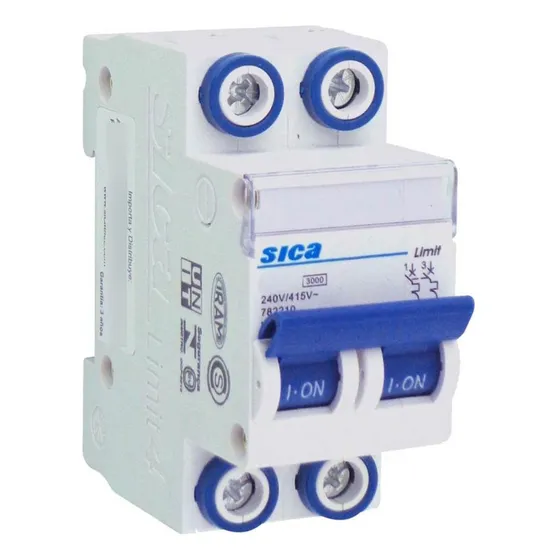 Interruptor Térmico 2 Polos 5 Amp. Sica Limit H Y T