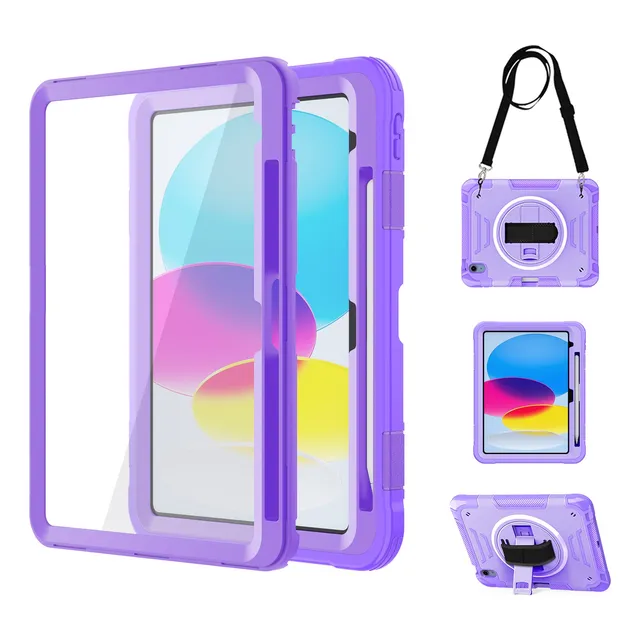 Funda Para iPad 9 8 7 Generación 10.2 Correa Stand + Mica