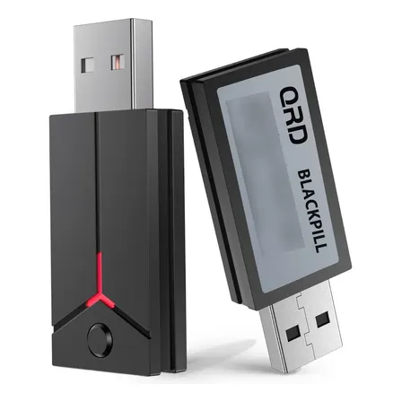 Adaptador E Conversor Sem Fio Para Ps5 Qrd Blackpill Preto