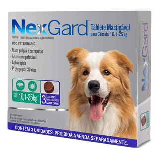 Nexgard Promoção Antipulgas E Carrapatos 10kg A 25kg C\ 3 Nexgard Promoção Antipulgas E Carrapatos 10kg A 25kg C\ 3