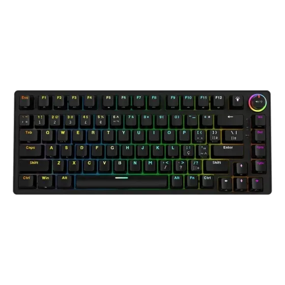 Teclado Mecanico 75% Pcyes Rasec Gasket Mount Gateron Brown
