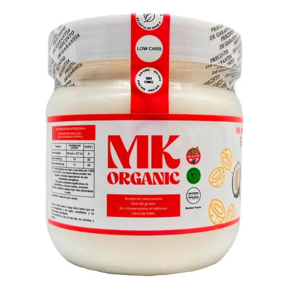 Aceite De Coco Neutro Mk Organic X1000cc