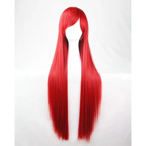 * Pelucas De Cosplay De Pelo Sintético Largo Y Liso