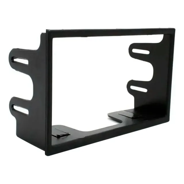 Moldura Painel 2din Golf Polo Bora Fox Fiesta Ecosport Tela Central Multimidia Dvd Mp5 Tv Som Expex Epx 190 Cor Preto