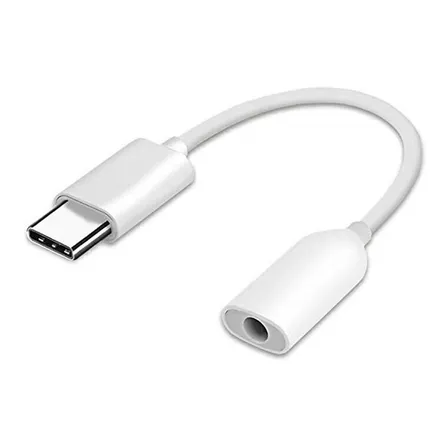 Cable Adaptador Tipo C a Jack 3,5mm Para Auriculares