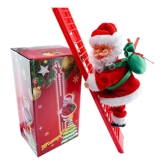 A Juguete Decorativo De Papá Noel Con Movimiento Musical