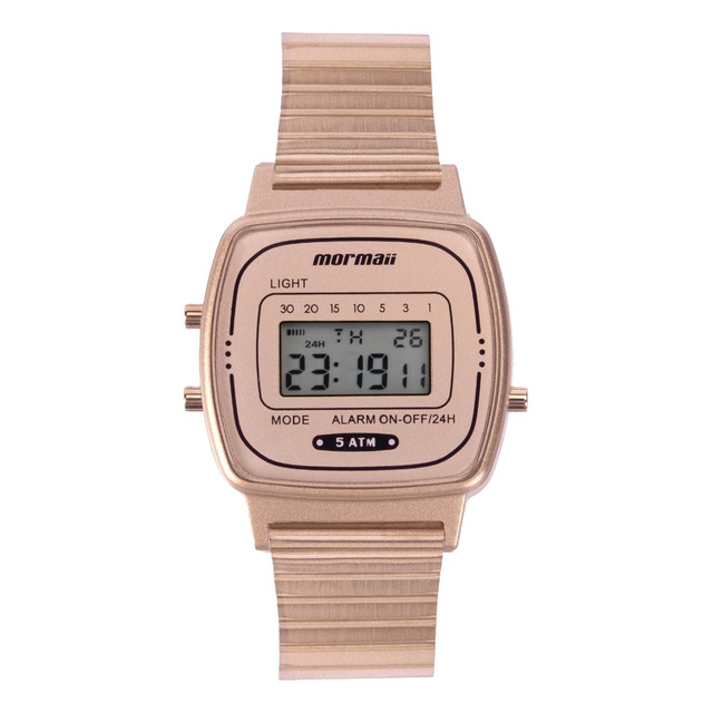 Relógio Mormaii Feminino Vintage Rosé - Mo13722b/7j Relógio Mormaii Feminino Vintage Rosé - Mo13722b/7j