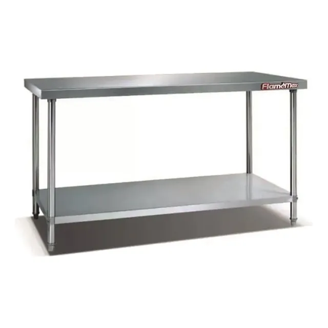 Mesa Trabajo 1800 Mesada Lisa Acero Inoxidable