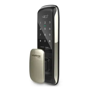 Fechadura Digital De Embutir Fr 620 Push & Pull Preto Intelbras Fechadura Digital De Embutir Fr 620 Push & Pull Preto Intelbras