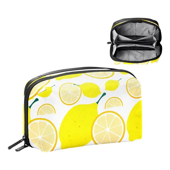 Organizador Electronica Amarillo Limon Bolsa Almacenamiento