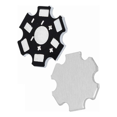 20 X Disipador Led Estrella Smd 1w 3w 5w Aluminio 2-pin 20 X Disipador Led Estrella Smd 1w 3w 5w Aluminio 2-pin