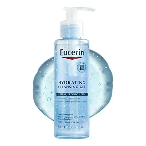 Gel De Limpeza Hidratante Eucerin, Sabonete Facial Diário E 