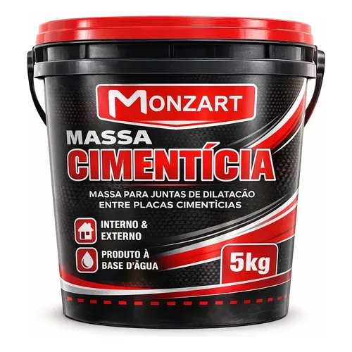 Massa Cimentícia 15kg Monzart - Massa Pronta | Parcelamento sem juros