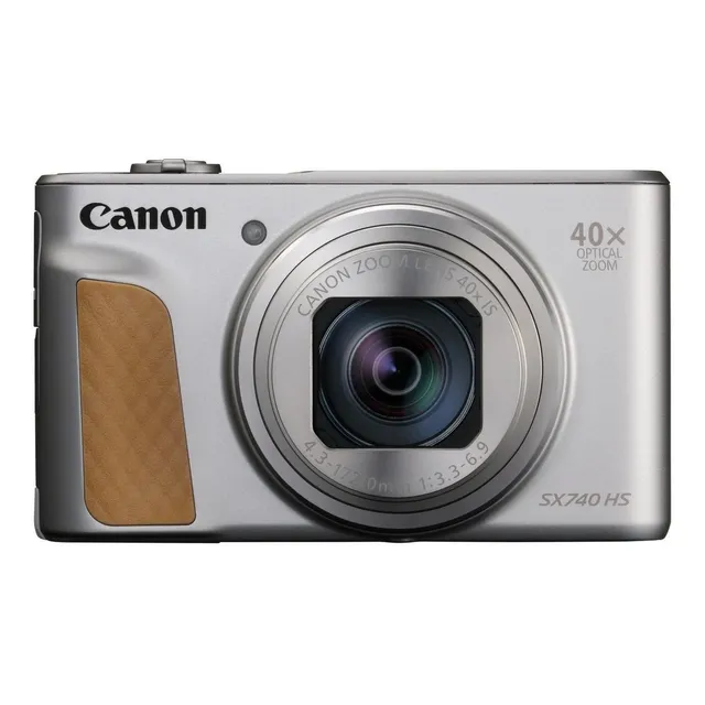 Canon PowerShot SX740 HS compacta avanzada color plateado