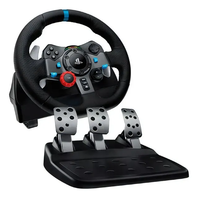 Volante Logitech G29 Driving Force Pedalera Racing para PS5 PS4 PS3 PC Color Negro