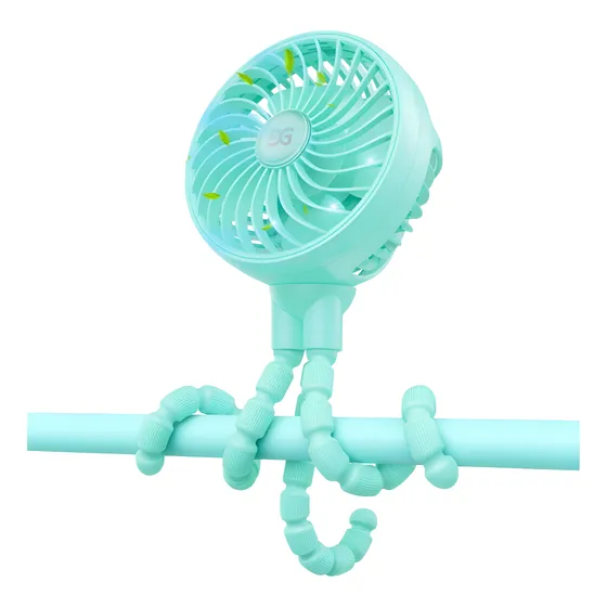 Ventilador Abanico Portatil Plegable Pulpo Coche Bebe 3.5''