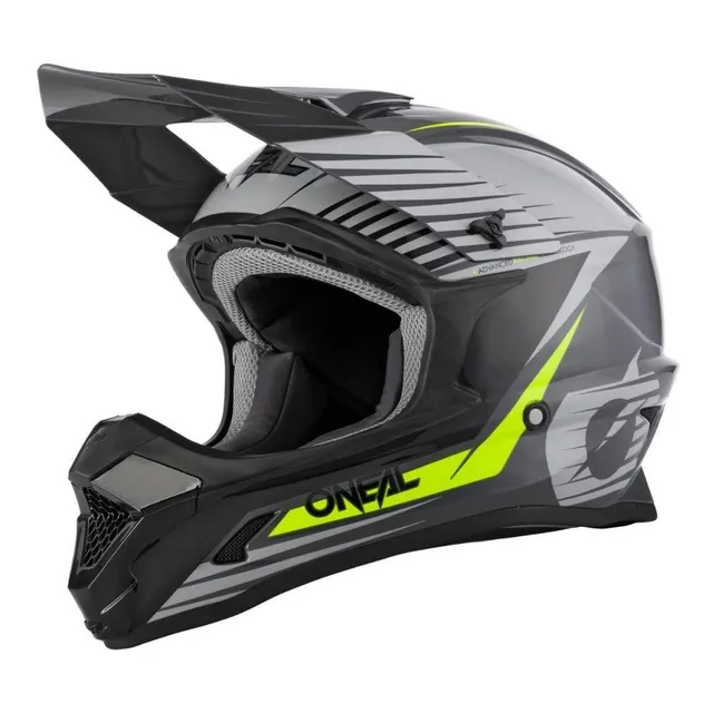Capacete Oneal 1series Stream Cinza/amarelo