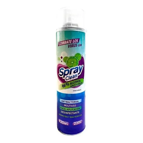 Antibacterial Spray C.hb 96% Alcohol Antivirus 420 M [2uds]