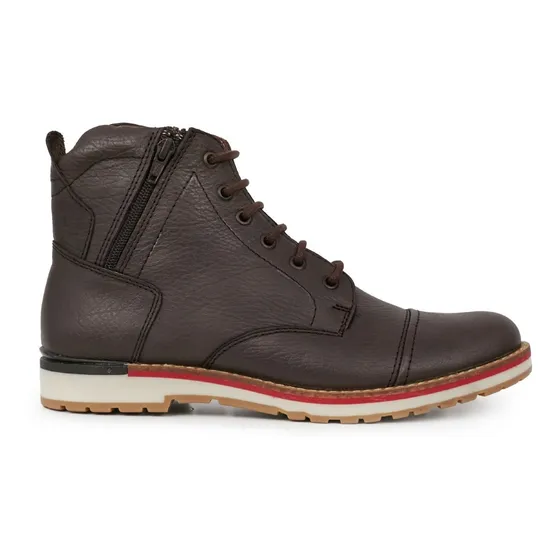 Borcego Cuero Hombre Briganti Botas Zapatos Botita Hcbo00989