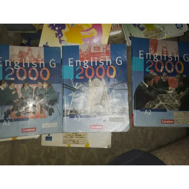 Pack: Libros De Aprendizaje Ingles (alemán) A1 A2 A3