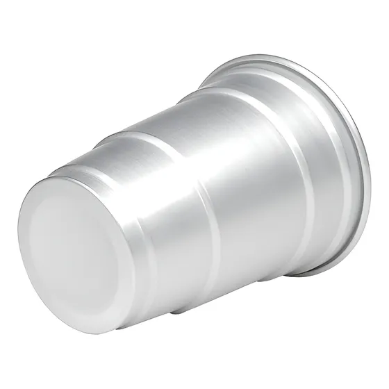 Pack De 10 Vasos De Aluminio Reutilizable De 300ml