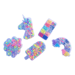 4 Mini Kits Cuentas Manualidades Pulseras Joyeria Niños 4 Mini Kits Cuentas Manualidades Pulseras Joyeria Niños