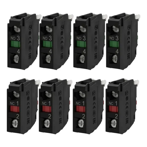 Paquete 4pz Zbe101 Y 4pz Zbe102 Elementos De Contacto