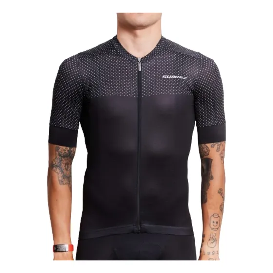 Jersey Ciclismo Suarez Ares Black Hombre