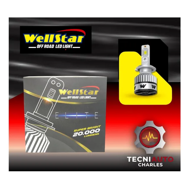 Luces H4 Elite  (well Star)  Cherokee / Wrangler/ Mazda 2