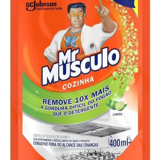 Mr Músculo Limpador Desengordurante limão cozinha 400ml