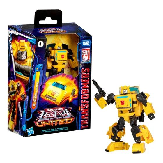 Bumblebee Origin Transformers Legacy United Universo G1 Clase De Lujo, Hasbro, Se Transforma En 23 Pasos , 14 Cm Figura De Acción, Para Niños Y Niñas De 8 Años O Más