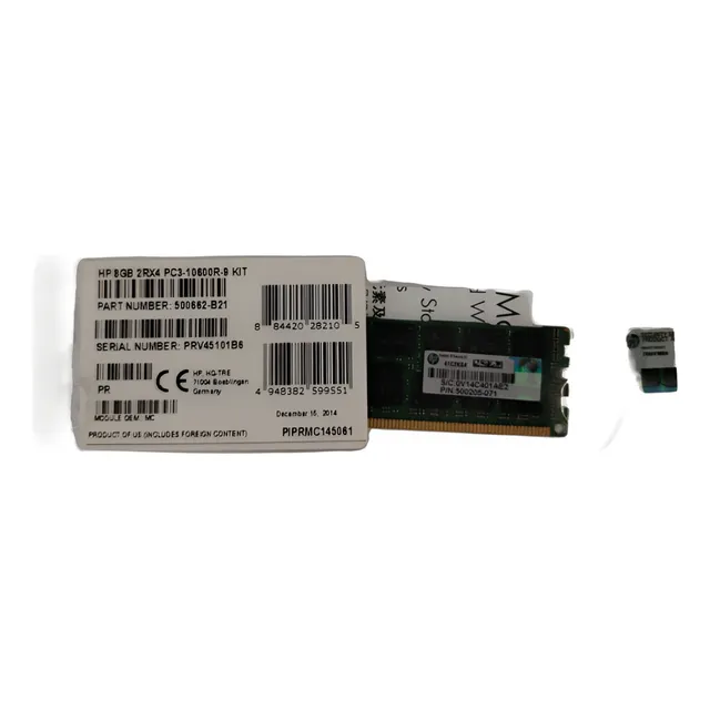 Memoria Ram Hpe Ddr3, 1333mhz, 8gb Servidor Proliant G6