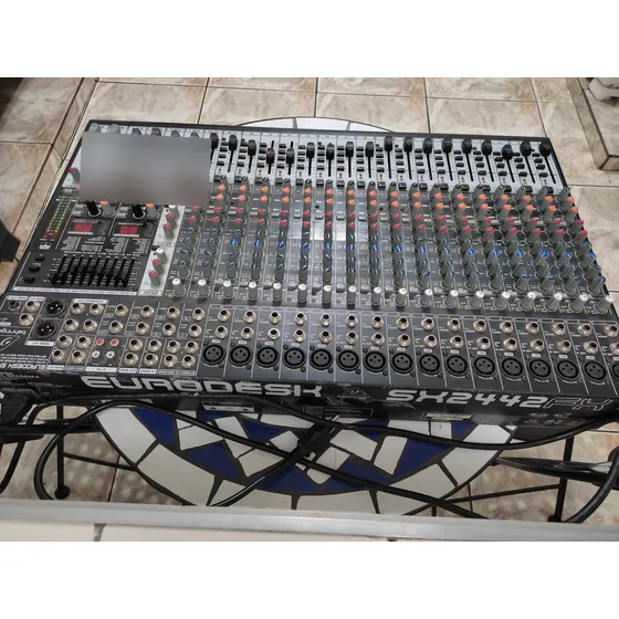 Mesa Mixagem Eurodesk Sx2442fx 24 Canais Funcional 