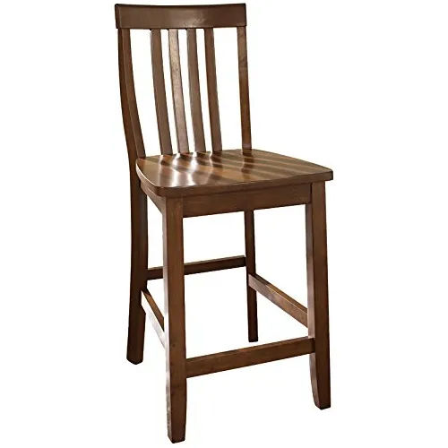 Crosley Furniture Schoolhouse Taburete Bar Juego 2 24 