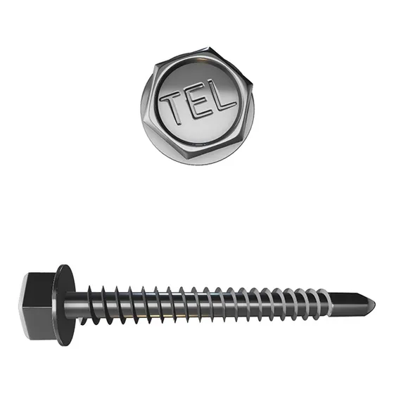Tornillo Tel Estructural Hexagonal S/arandela 12 X 3/4