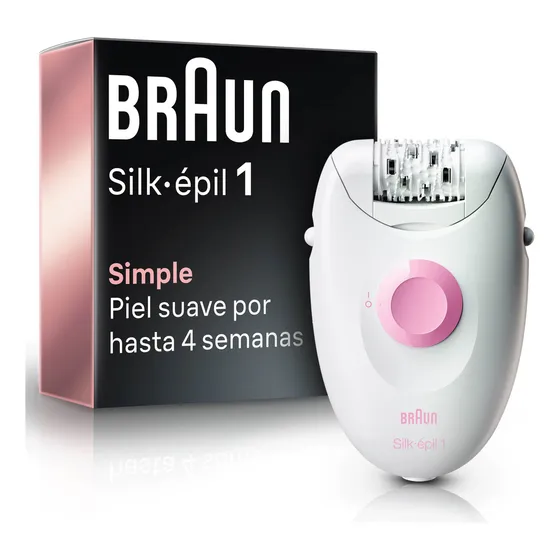 Depiladora Electrica Braun Silk-épil 1 Color Blanco
