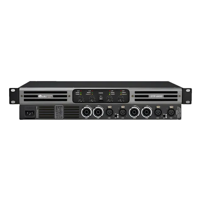 Amplificador Lim Audio Stp-4400, 700w Rms, 4 Canales, 8 Ohms Color Negro