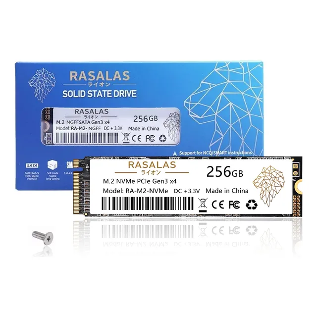Disco Sólido Digital Ssd 256gb Interno Rasalas M.2 Nvme Pcie Color Negro