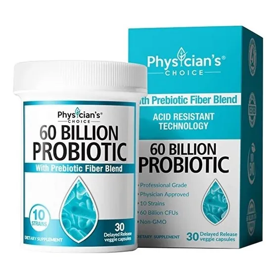 Probiotico 60 Billones Cfu Physician's 10 Cepas Digestivo
