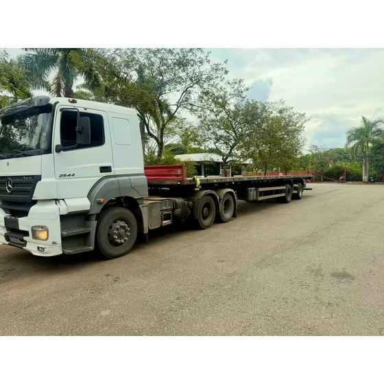 Mb 2544 6x2 Axor 2011 Carreta 2 Eixos 2015  Vamderleia 15 Mt