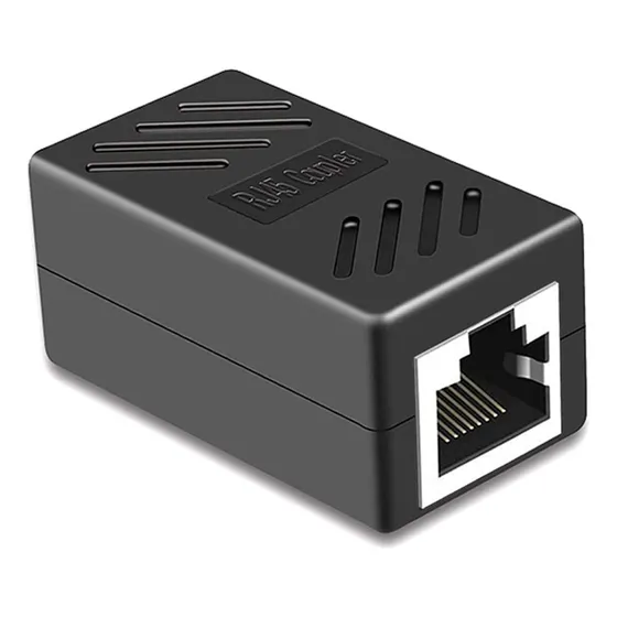 Adaptador cupla Rj45 Hembra-Hembra extender cable de Red Ethernet Marca Toptecnouy