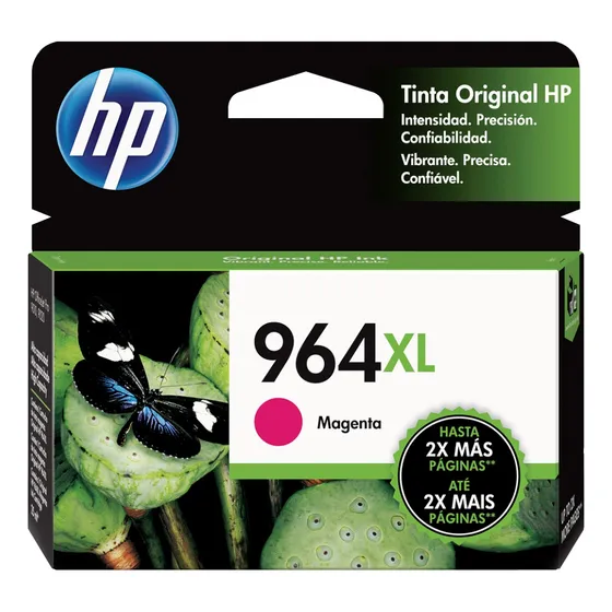 Tinta hp 964xl 3ja55al magenta office jet 9010 1,600 pgs