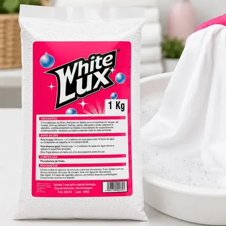 Percarbonato De Sódio 100% Puro Tira Manchas Alvejante Whitelux