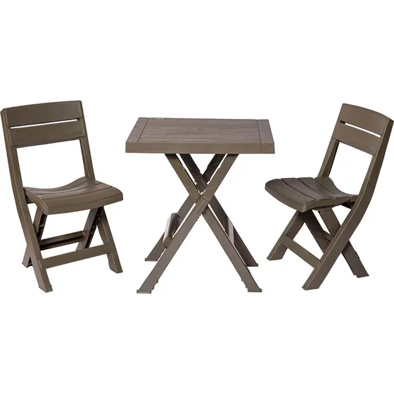 Combo Plegable Rimax Mesa + 2 Sillas Ideal Espacios Pequeños