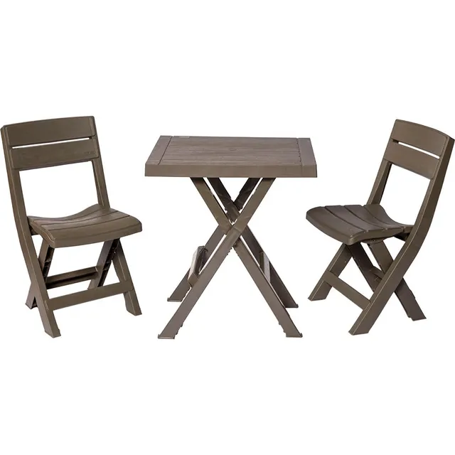 Combo Plegable Rimax Mesa + 2 Sillas Ideal Espacios Pequeños