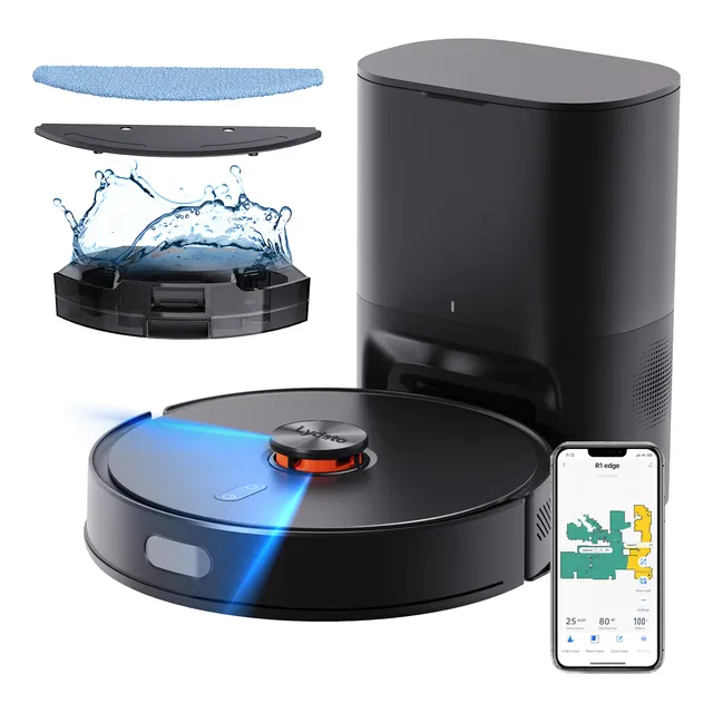 Lydsto R1 EDGE aspiradora y trapeadora robot inteligente con autocarga