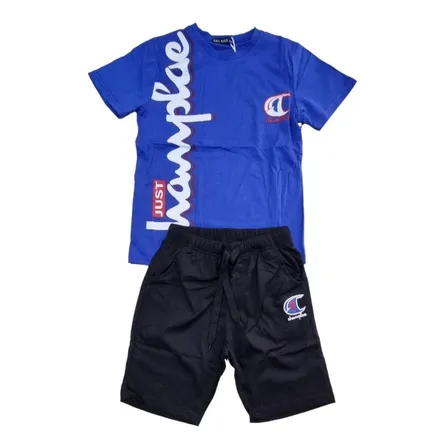Pack 3 Conjunto Polera + Short Niño Algodon Surtidos