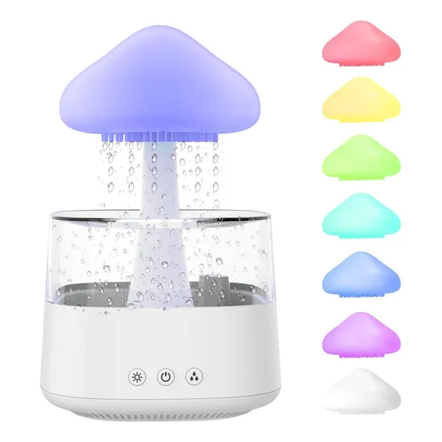 Difusores De Aromas Humidificador De Nube De Lluvia 7 Colors