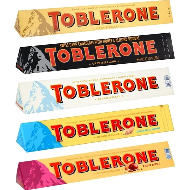 5 Chocolate Toblerone Todos Os Sabores 100g Importado Suíça